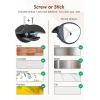 imageHOUSE DAY Adhesive Hat Hooks for Wall 16 Pack Strong Hat Rack for Baseball Cap Display Organizer Hats Holder for Wall Door Closet No Drilling BlackBlack