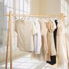 imageHOUSE DAY Satin Padded Hangers 10 Pack 17 Inch No Shoulder Bump for Women Clothes Bridal Hangers for Wedding DressWhite White