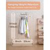 imageHOUSE DAY Closet Organizers and Storage 12 Pack College Dorm Room Essentials Multifunctional Organizer Magic Space Saving Hangers with 5 Holes Storage Organization for Wardrobe ClosetBlack