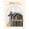 imageHOUSE DAY Plastic Clothes Hangers 24 Pack Sweater Hangers No Shoulder Bump Thick Heavy Duty Coat Hanger for Closet Purple Wide Hanger with NonSlip Hook for Sweaters Suits Dresses Jackets PantsBlack