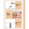 imageHOUSE DAY White Plastic Hangers 50 Pack Slim Space Saving Non Slip Hangers with Rubber Pads Heavy Duty Coat Hanger for Closet Prevent Stretching SShaped Clothes Hanger for Shirt Suit PantsWhite  Pink