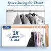 imageHOUSE DAY Premium Plastic Hangers 10 Pack Clothes Hanger Space Saving Heavy Duty Coat Hanger  Durable and Strong Closet Organizers and Storage Makes It Ideal Dorm Room Essentials WhiteWhite