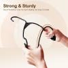 imageHOUSE DAY Premium Plastic Hangers 10 Pack Clothes Hanger Space Saving Heavy Duty Coat Hanger  Durable and Strong Closet Organizers and Storage Makes It Ideal Dorm Room Essentials WhiteBlack