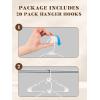 imageHOUSE DAY Premium Plastic Hangers 10 Pack Clothes Hanger Space Saving Heavy Duty Coat Hanger  Durable and Strong Closet Organizers and Storage Makes It Ideal Dorm Room Essentials WhiteWhite