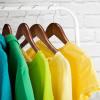 imageHOUSE DAY Bulk Wooden Hangers 150 Pack Heavy Duty Wood Coat Hangers for Closet Smooth Finish Woode Suit Hanger with Non Slip Pants Bar Sturdy Wood Clothes Hanger for Shirts Walnut200 Pack