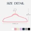 imageHOUSE DAY Pink Velvet Hangers 100 Pack Premium NonSlip Felt Clothes Hangers Sturdy Heavy Duty Coat Durable Hanger for Suits Space Saving with No Hanger Mark 360 Swivel Rotating Rose Gold HookPink