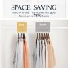 imageHOUSE DAY Pink Velvet Hangers 100 Pack Premium NonSlip Felt Clothes Hangers Sturdy Heavy Duty Coat Durable Hanger for Suits Space Saving with No Hanger Mark 360 Swivel Rotating Rose Gold HookBlack