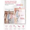 imageHOUSE DAY Premium Velvet Baby Hangers 60 Pack 114 Kids Velvet Hangers Sturdy Baby Hangers for Closet Pink Baby Clothes Hangers Toddler Hangers Infant Children Non Slip Hanger for Nursery Use