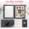 imageHOUSE DAY 11x14 Shadow Box Frame Front Open Magnetic Shadow Boxes Display Cases with Linen Back Pins for Photos or 3D Itmes Under 9x12 Tabletop or Wall Mount Display Case for Memorabilia BlackBlack