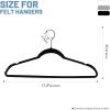 imageHOUSE DAY Black Velvet Hangers 120 Pack Non Slip Felt Hanger Slim Velvet Clothes Hangers for Suits Shirt Heavy Duty Coat Hanger for ClosetBlack