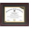 imageHOUSE DAY 11x14 Diploma Frame 11x14 Display Diploma Frame 85 x 11 with High Definition Glass Certificate Frames 85 x 11 Degree Diploma Frames with Black over Gold Mat Mahogany with Gold Beads 2 PackMahogany 1Pack