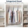 image:imageHOUSE DAY 10 Pack Closet Organizers and Storage with 5 Holes for Cascading Multipurpose Space Saving Hanger Organizer Closer Organizer for Closet Organization Dorm Room Essentials  Misty Blue