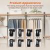 image:imageHOUSE DAY Pants amp Skirt Hangers  100 Pack Pants Hangers with NonSlip Big Clips  Black Plastic Hanger for Shorts Shirts Jeans Slacks Clothes  Durable Slim amp Space Saving  12 Inch12black