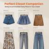 image:imageHOUSE DAY Pants amp Skirt Hangers  100 Pack Pants Hangers with NonSlip Big Clips  Black Plastic Hanger for Shorts Shirts Jeans Slacks Clothes  Durable Slim amp Space Saving  12 Inch10black