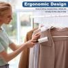 image:imageHOUSE DAY Black Plastic Hangers 40 Pack Plastic Clothes Hangers with Builtin Strap Hooks Space Saving Slim Hanger for Closet Organizers and Storage Durable Clothing Hanger for Shirts Blouses TopsWhite