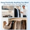 image:imageHOUSE DAY Heavy Duty Plastic Hangers 76 Pack  Ultra Thick White Clothes Hangers  Sturdy Hanger for Coat Jackets Jeans amp Suit Hanger for Closet  Dorm Apartment EssentialsWhite