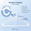image:imageHOUSE DAY Heavy Duty Plastic Hangers 76 Pack  Ultra Thick White Clothes Hangers  Sturdy Hanger for Coat Jackets Jeans amp Suit Hanger for Closet  Dorm Apartment EssentialsWhite