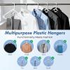 image:imageHOUSE DAY Heavy Duty Plastic Hangers 76 Pack  Ultra Thick White Clothes Hangers  Sturdy Hanger for Coat Jackets Jeans amp Suit Hanger for Closet  Dorm Apartment EssentialsWhite