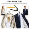 image:imageHOUSE DAY Heavy Duty Plastic Hangers 76 Pack  Ultra Thick White Clothes Hangers  Sturdy Hanger for Coat Jackets Jeans amp Suit Hanger for Closet  Dorm Apartment EssentialsBlack