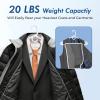 image:imageHOUSE DAY Heavy Duty Plastic Hangers 76 Pack  Ultra Thick White Clothes Hangers  Sturdy Hanger for Coat Jackets Jeans amp Suit Hanger for Closet  Dorm Apartment EssentialsWhite