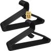 image:imageHOUSE DAY Heavy Duty Plastic Hangers 76 Pack  Ultra Thick White Clothes Hangers  Sturdy Hanger for Coat Jackets Jeans amp Suit Hanger for Closet  Dorm Apartment EssentialsBlack