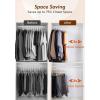image:imageHOUSE DAY Ivory Velvet Hangers 100 Pack  Non Slip Felt Hangers Closet Essentials Space Saving Hanger Gentle on Clothes Sturdy Shoulder DesignIvory