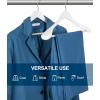 image:imageHOUSE DAY Wood Suit Hangers for Men 24 Pack Smooth Wide Shoulder Wooden Hangers with Non Slip Pant Holder Wide Hangers for Suits Coats Jackets Heavy Wide Clothes Hanger BlackWhite