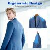 image:imageHOUSE DAY Wood Suit Hangers for Men 24 Pack Smooth Wide Shoulder Wooden Hangers with Non Slip Pant Holder Wide Hangers for Suits Coats Jackets Heavy Wide Clothes Hanger BlackWalnut