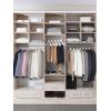 image:imageHOUSE DAY Wood Suit Hangers for Men 24 Pack Smooth Wide Shoulder Wooden Hangers with Non Slip Pant Holder Wide Hangers for Suits Coats Jackets Heavy Wide Clothes Hanger BlackWhite