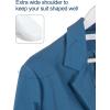 image:imageHOUSE DAY Wood Suit Hangers for Men 24 Pack Smooth Wide Shoulder Wooden Hangers with Non Slip Pant Holder Wide Hangers for Suits Coats Jackets Heavy Wide Clothes Hanger BlackWhite