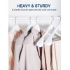 image:imageHOUSE DAY Wood Suit Hangers for Men 24 Pack Smooth Wide Shoulder Wooden Hangers with Non Slip Pant Holder Wide Hangers for Suits Coats Jackets Heavy Wide Clothes Hanger BlackWhite