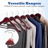 image:imageHOUSE DAY Wood Suit Hangers for Men 24 Pack Smooth Wide Shoulder Wooden Hangers with Non Slip Pant Holder Wide Hangers for Suits Coats Jackets Heavy Wide Clothes Hanger BlackCherry Wood
