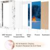 image:imageDistressed White 8x10 Picture Frame Picture Frames 8x10 Wooden Picture Frames with Real Glass Rustic 8 x 10 Photo Frame for Wall or Tabletop Display Picture 5x7 with Mat or 8x 10 Without Mat 1 PackDistressed White