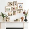 image:imageDistressed White 8x10 Picture Frame Picture Frames 8x10 Wooden Picture Frames with Real Glass Rustic 8 x 10 Photo Frame for Wall or Tabletop Display Picture 5x7 with Mat or 8x 10 Without Mat 1 PackRustic Brown
