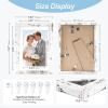 image:imageDistressed White 8x10 Picture Frame Picture Frames 8x10 Wooden Picture Frames with Real Glass Rustic 8 x 10 Photo Frame for Wall or Tabletop Display Picture 5x7 with Mat or 8x 10 Without Mat 1 Pack1 Pack White Distressed