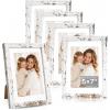 image:imageDistressed White 8x10 Picture Frame Picture Frames 8x10 Wooden Picture Frames with Real Glass Rustic 8 x 10 Photo Frame for Wall or Tabletop Display Picture 5x7 with Mat or 8x 10 Without Mat 1 PackDistressed White