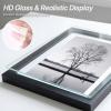 image:imageDistressed White 8x10 Picture Frame Picture Frames 8x10 Wooden Picture Frames with Real Glass Rustic 8 x 10 Photo Frame for Wall or Tabletop Display Picture 5x7 with Mat or 8x 10 Without Mat 1 PackRustic Black