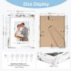 image:imageDistressed White 8x10 Picture Frame Picture Frames 8x10 Wooden Picture Frames with Real Glass Rustic 8 x 10 Photo Frame for Wall or Tabletop Display Picture 5x7 with Mat or 8x 10 Without Mat 1 PackDistressed White 1 Pack