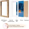 image:imageDistressed White 8x10 Picture Frame Picture Frames 8x10 Wooden Picture Frames with Real Glass Rustic 8 x 10 Photo Frame for Wall or Tabletop Display Picture 5x7 with Mat or 8x 10 Without Mat 1 PackRustic Brown