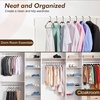 image:imageHOUSE DAY Black Plastic Hangers 100 Pack  Made in USA  Slim Space Saving Clothes Hanger with Shoulder Grooves for Dresses Shirts Pants Durable and Strong  Perfect Closet Organizers and StorageBlack