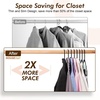 image:imageHOUSE DAY Black Plastic Hangers 100 Pack  Made in USA  Slim Space Saving Clothes Hanger with Shoulder Grooves for Dresses Shirts Pants Durable and Strong  Perfect Closet Organizers and StorageBlack