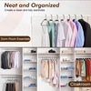 image:imageHOUSE DAY Black Plastic Hangers 100 Pack  Made in USA  Slim Space Saving Clothes Hanger with Shoulder Grooves for Dresses Shirts Pants Durable and Strong  Perfect Closet Organizers and StorageBlack