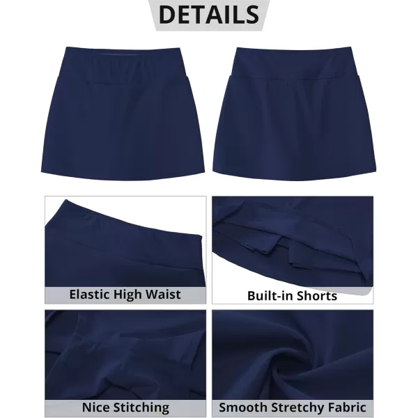 GARPENT Womens Swim Skirt High Waisted Bathing Suit Bottoms Modest Swimsuits Bikini Swim Skirts Bottom with Short