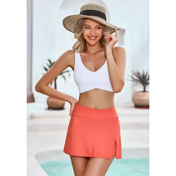 GRAPENT Bikini Tops for Women Ruched Cropped Tankini Tops Beach Adjustable Straps Bathing Suit Padded Swimwear Top OnlyWhite