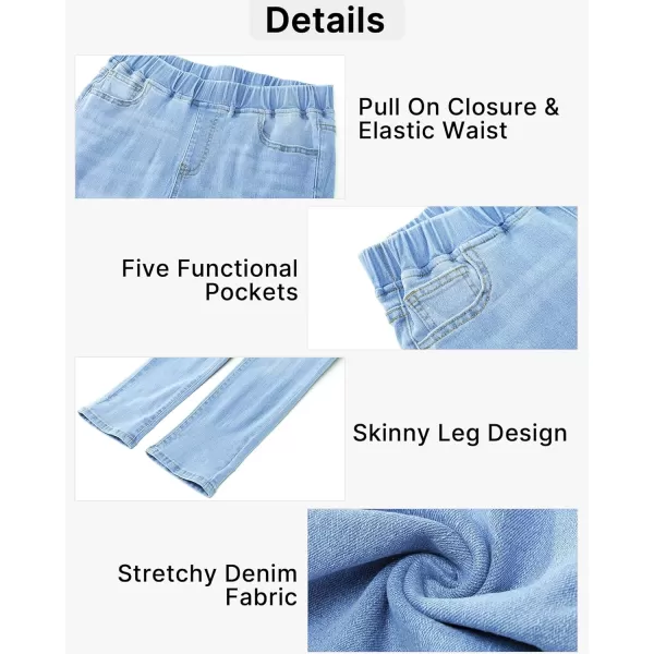 GRAPENT Pull On Jeans for Women High Waisted Skinny Capri Pants Trendy Stretch Denim Cropped Jeans Crop Jeggings CaprisBlue Vibe