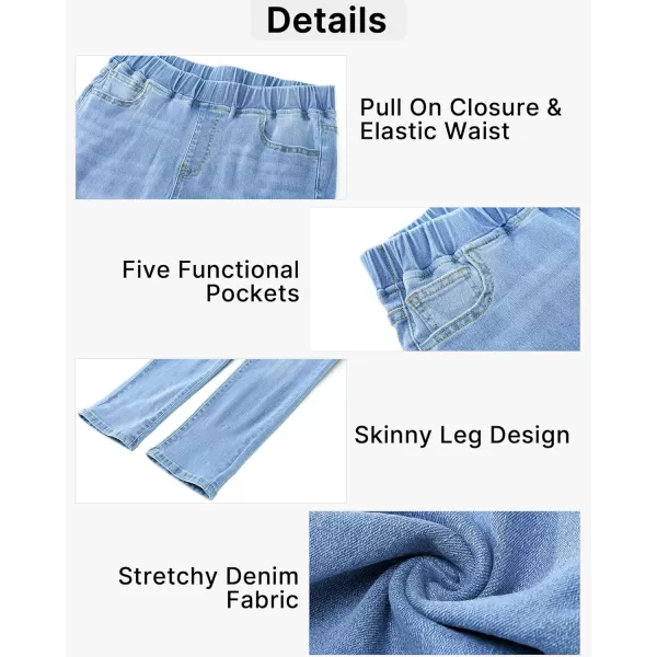 GRAPENT Pull On Jeans for Women High Waisted Skinny Capri Pants Trendy Stretch Denim Cropped Jeans Crop Jeggings CaprisMedium Indigo