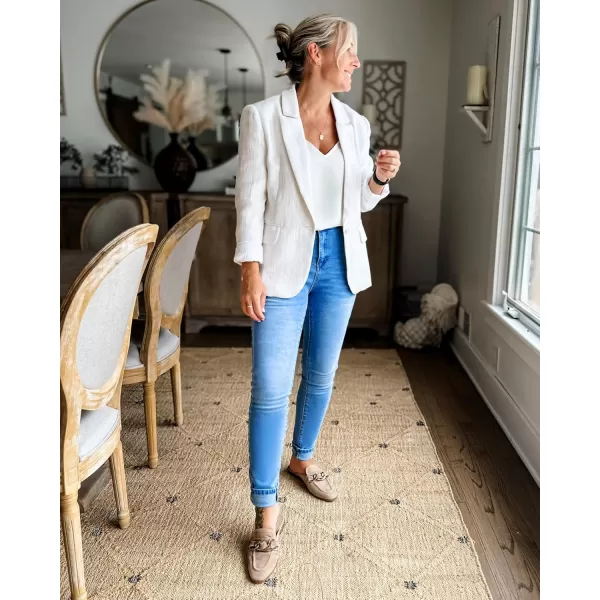 GRAPENT Skinny Jeans for Women High Waist Stretchy Classic High Rise Slimming Jeggings Denim Trousers PantsBrilliant Blue