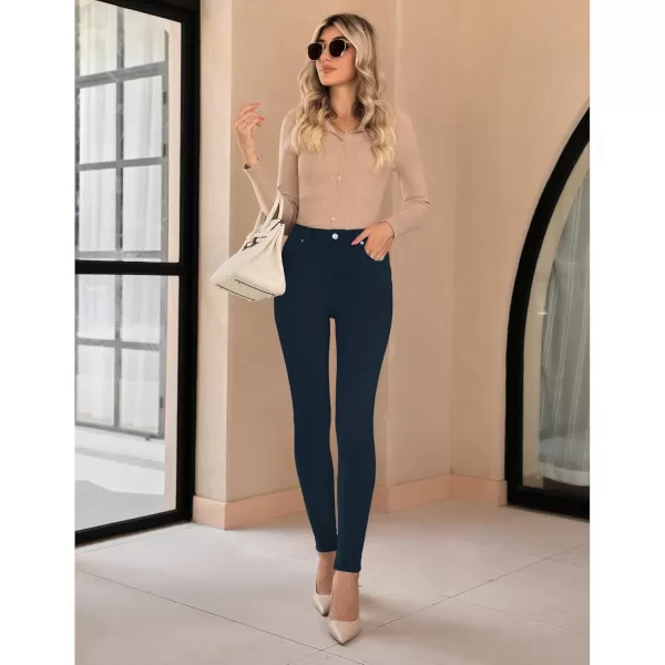 GRAPENT Skinny Jeans for Women High Waist Stretchy Classic High Rise Slimming Jeggings Denim Trousers PantsNavy Blue