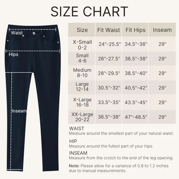 GRAPENT Skinny Jeans for Women High Waist Stretchy Classic High Rise Slimming Jeggings Denim Trousers PantsNavy Blue