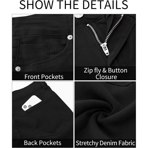GRAPENT Skinny Jeans for Women High Waist Stretchy Classic High Rise Slimming Jeggings Denim Trousers PantsTrue Black